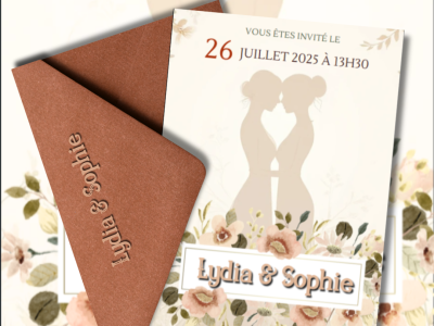 DES FAIRE-PART DE MARIAGE UNIQUES POUR LE PLUS BEAU JOUR DE VOTRE VIE