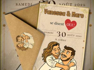 DES FAIRE-PART DE MARIAGE UNIQUES POUR LE PLUS BEAU JOUR DE VOTRE VIE
