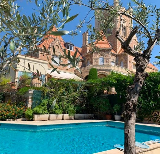 La Terrasse Scott dans le Château Scott à Cannes