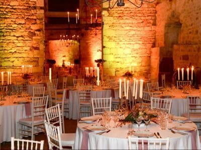 Salle de mariage et réception en Bourgogne à l'Abbaye du Val des Choues
