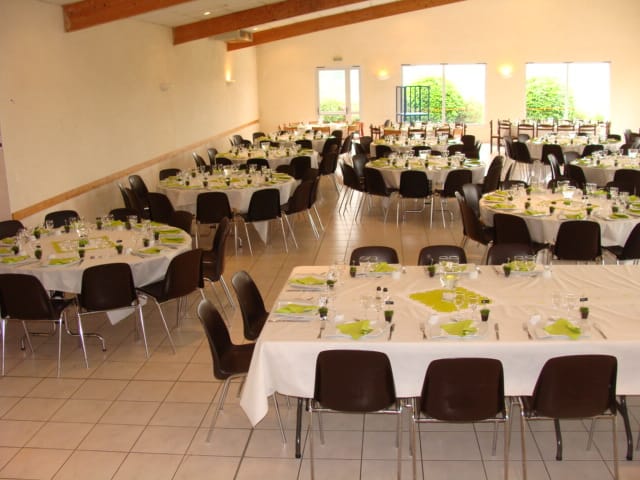 Salle de réception Domaine Delaunay - vue panoramique sur les vignes