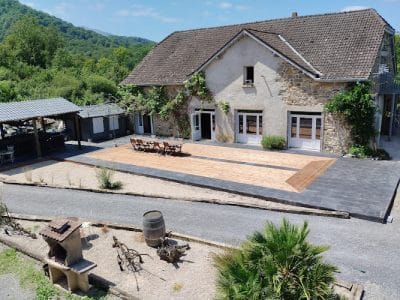 Gites Passiflorart:Location salle mariage récéption avec hébergement(Aquitaine Pyrénées Atlantique)