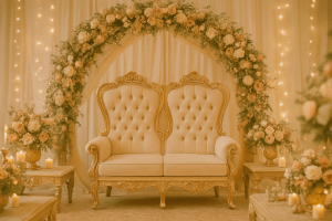 Location de mobilier pour un mariage oriental