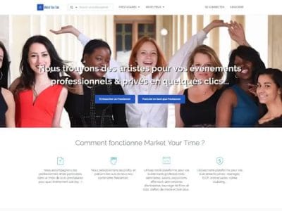 Market Your Time - Mise en relation entre prestataires et organisateurs d'événements