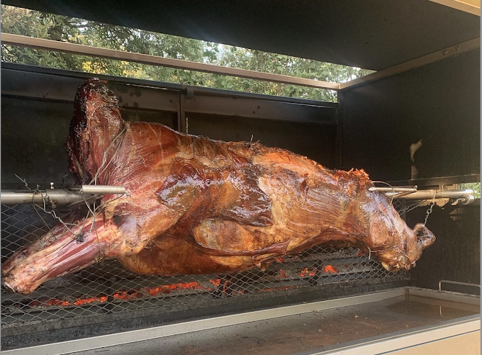 Veau Corse à la broche - Flori Marcel